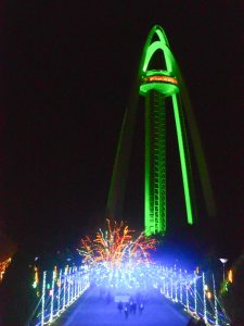 138タワーパーク、イルミネーション、12月冬、愛知県一宮市の観光・撮影スポットの画像と写真