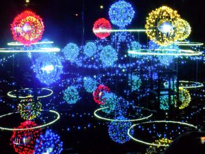 138タワーパーク、イルミネーション、12月冬、愛知県一宮市の観光・撮影スポットの画像と写真