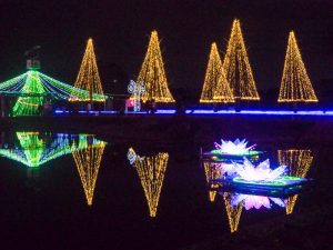 木曽三川公園センター、イルミネーション、12月冬、岐阜県海津市の観光・撮影スポットの画像と写真