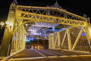 きらめき明治村、イルミネーション、12月冬、愛知県犬山市の観光・撮影スポットの画像と写真