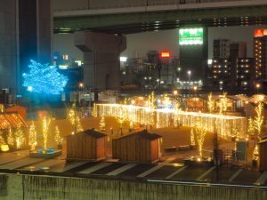 ささしまライブ、クリスマスイルミネーション、名古屋市中村区の観光・撮影スポットの画像と写真