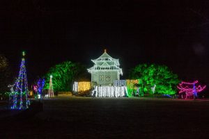 田丸城跡、紅葉、ライトアップ、11月秋、三重県度合町の観光・撮影スポットの画像と写真