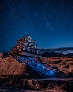 藤橋城、星空撮影、岐阜県揖斐郡の観光・撮影スポットの画像と写真
