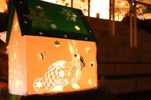 星が丘テラス、クリスマスイルミネーション、12月冬、名古屋市千種区の観光・撮影スポットの画像と写真