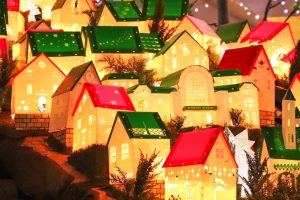 星が丘テラス、クリスマスイルミネーション、12月冬、名古屋市千種区の観光・撮影スポットの画像と写真