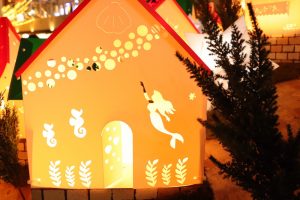 星が丘テラス、クリスマスイルミネーション、12月冬、名古屋市千種区の観光・撮影スポットの画像と写真