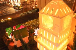 星が丘テラス、クリスマスイルミネーション、12月冬、名古屋市千種区の観光・撮影スポットの画像と写真