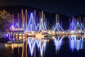 志摩ヨットハーバー、イルミネーション、12月秋、三重県度合町の観光・撮影スポットの画像と写真