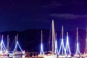 志摩ヨットハーバー、イルミネーション、12月秋、三重県度合町の観光・撮影スポットの画像と写真