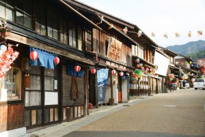 岩村城下町、町並み、岐阜県恵那市の観光・撮影スポットの画像と写真