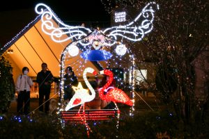 刈谷ハイウェイオアシス、イルミネーション、11月冬、愛知県刈谷市の観光・撮影スポットの画像と写真