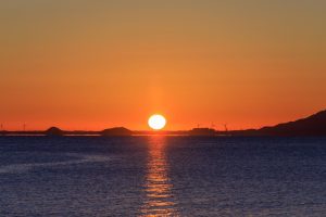 吉良サンライズパーク、初日の出、1月冬、愛知県西尾市の観光・撮影スポットの画像と写真