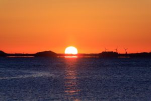 吉良サンライズパーク、初日の出、1月冬、愛知県西尾市の観光・撮影スポットの画像と写真