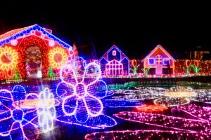 木曽三川公園センター、イルミネーション、12月冬、岐阜県海津市の観光・撮影スポットの画像と写真