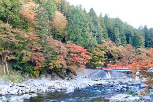 香嵐渓、紅葉、11月秋、愛知県豊田市の観光・撮影スポットの画像と写真