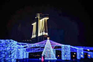 名古屋港ガーデンふ頭、イルミネーション、12月冬、名古屋市港区の観光・撮影スポットの画像と写真