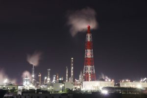 四日市工場地帯、工場夜景、三重県四日市市の観光・撮影スポットの名所