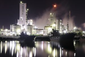 四日市工場地帯、工場夜景、三重県四日市市の観光・撮影スポットの名所