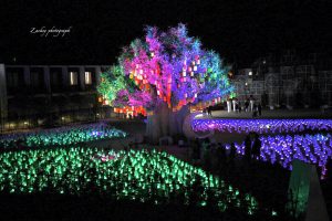 ラグーナテンボス、イルミネーション、12月冬、愛知県蒲郡市の観光・撮影スポットの画像と写真
