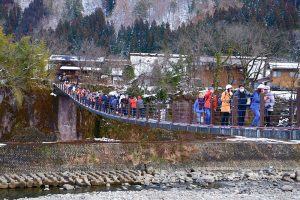 白川郷合掌造り集落、雪景色、2月冬、岐阜県大野郡の観光・撮影スポットの画像と写真白川郷合掌造り集落、雪景色、2月冬、岐阜県大野郡の観光・撮影スポットの画像と写真