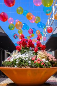 星が丘テラス、フローティングバブルス、 3月春、名古屋市千種区の観光・撮影スポットの画像と写真