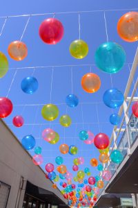 星が丘テラス、フローティングバブルス、 3月春、名古屋市千種区の観光・撮影スポットの画像と写真