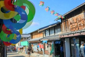 岩村城下町、古い町並み、岐阜県恵那市の観光・撮影スポットの画像と写真