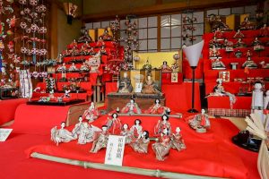 光受寺、ひな祭り、2月春の花、岐阜県大垣市の観光・撮影スポットの画像と写真