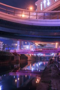 黒川インター、夜景、名古屋市北区の観光・撮影スポットの画像と写真