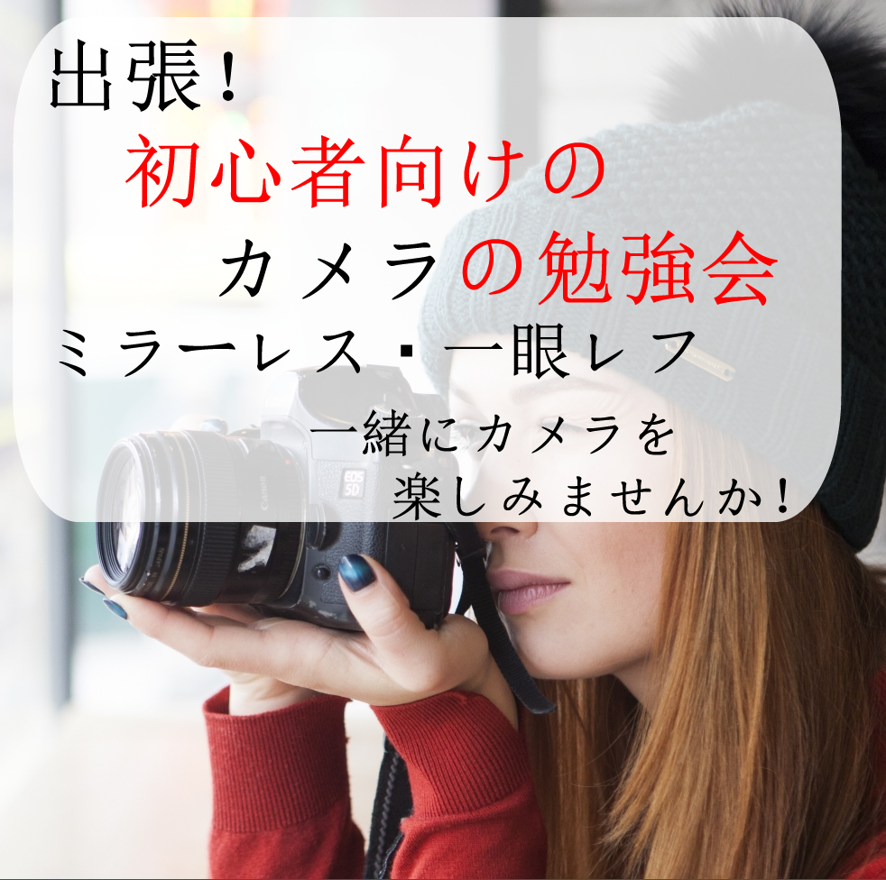名古屋市、出張：一眼レフ・ミレーレスの初心者向けのカメラ勉強会！