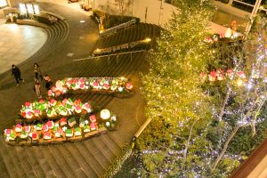 星が丘テラス、イルミネーション、12月冬、名古屋市千種区の観光・撮影スポットの画像と写真