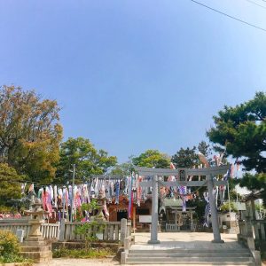 八剱神社、鯉のぼり、4月春、愛知県蒲郡市の観光・撮影スポットの画像と写真