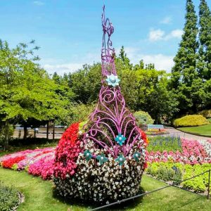 デンパーク、4月春の花、愛知県安城市の観光・撮影スポットの画像と写真