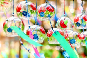 関ヶ原ウォーランド、風鈴祭り、7月、8月、9月、夏、岐阜県不破郡関ケ原町の観光・撮影スポットの画像と写真