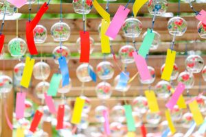 関ヶ原ウォーランド、風鈴祭り、7月、8月、9月、夏、岐阜県不破郡関ケ原町の観光・撮影スポットの画像と写真
