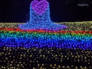 木曽三川公園センター、イルミネーション、12月冬、岐阜県海津市の観光・撮影スポットの画像と写真