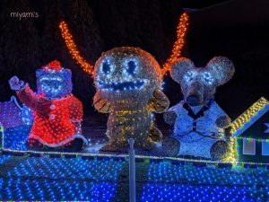 木曽三川公園センター、イルミネーション、12月冬、岐阜県海津市の観光・撮影スポットの画像と写真