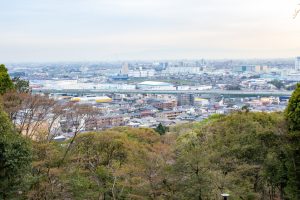 小牧山史跡公園。桜、3月春の花、愛知県小牧市の観光・撮影スポットの画像と写真