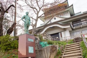 小牧山史跡公園。桜、3月春の花、愛知県小牧市の観光・撮影スポットの画像と写真