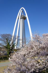 光明寺公園。桜並木、３月春の花、愛知県一宮市の観光・撮影スポットの名所