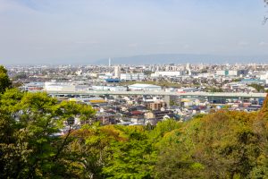 小牧山史跡公園、つつじ、4月春の花、愛知県小牧市の観光・撮影スポットの名所