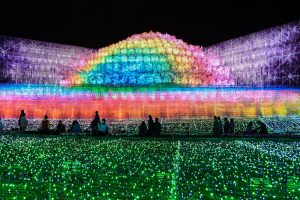 なばなの里、イルミネーション、12月冬、三重県桑名市の観光・撮影スポットの画像と写真