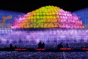 なばなの里、イルミネーション、12月冬、三重県桑名市の観光・撮影スポットの画像と写真