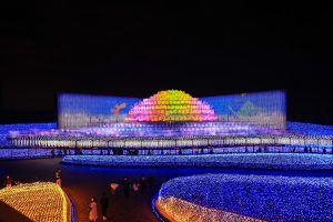 なばなの里、イルミネーション、12月冬、三重県桑名市の観光・撮影スポットの画像と写真
