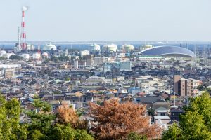 垂坂公園・羽津山緑地、 展望台、三重県四日市市の観光・撮影スポットの名所