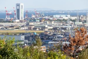 垂坂公園・羽津山緑地、 展望台、三重県四日市市の観光・撮影スポットの名所