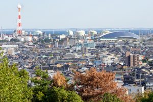 垂坂公園・羽津山緑地、 展望台、三重県四日市市の観光・撮影スポットの名所