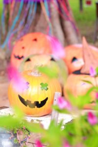 138タワーパーク、ハロウィン、ツインアーチ138、10月の秋の花、愛知県一宮市の観光・撮影スポットの画像と写真