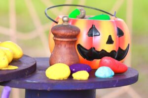 138タワーパーク、ハロウィン、ツインアーチ138、10月の秋の花、愛知県一宮市の観光・撮影スポットの画像と写真