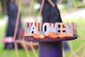 138タワーパーク、ハロウィン、ツインアーチ138、10月の秋の花、愛知県一宮市の観光・撮影スポットの画像と写真